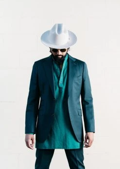 Dushyant Asthana Men's Bombay Oversized Shirt - Dark Green