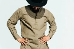 Dushyant Asthana Men's Bombay Oversized Shirt - Military Olive