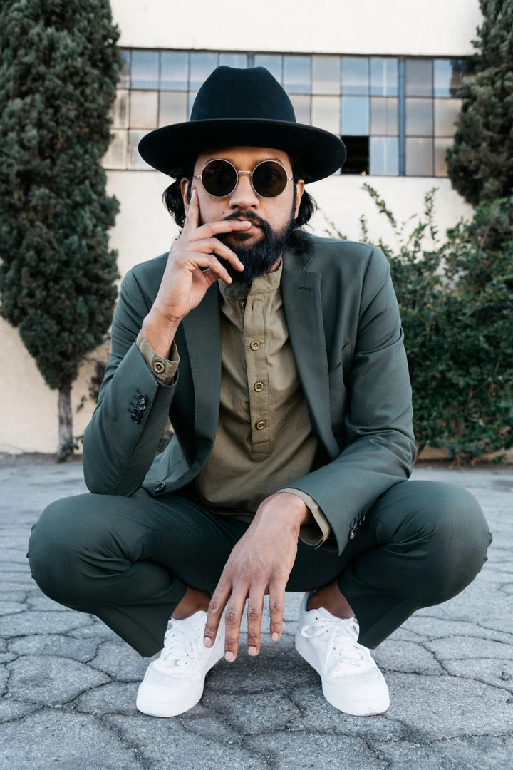 Dushyant Asthana Men's Bombay Oversized Shirt - Military Olive 4 Dushyant Asthana Men's Bombay Oversized Shirt - Military Olive