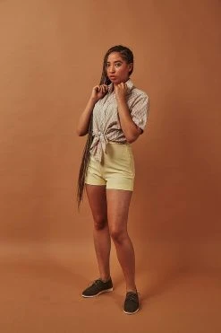 Dushyant Asthana Men's Folk Short Sleeve Shirt - Leaf Motif 16 Dushyant Asthana Men's Folk Short Sleeve Shirt - Leaf Motif