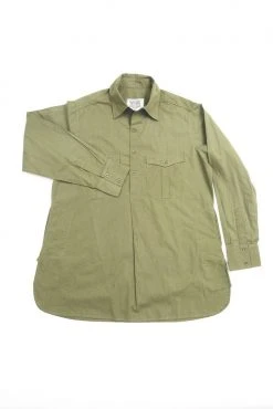 Dushyant Asthana Men's Kameez Oversized Shirt - Light Olive