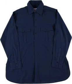 Dushyant Asthana Men's Kameez Oversized Shirt - Mood Indigo