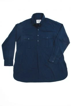 Dushyant Asthana Men's Kameez Oversized Shirt - Mood Indigo