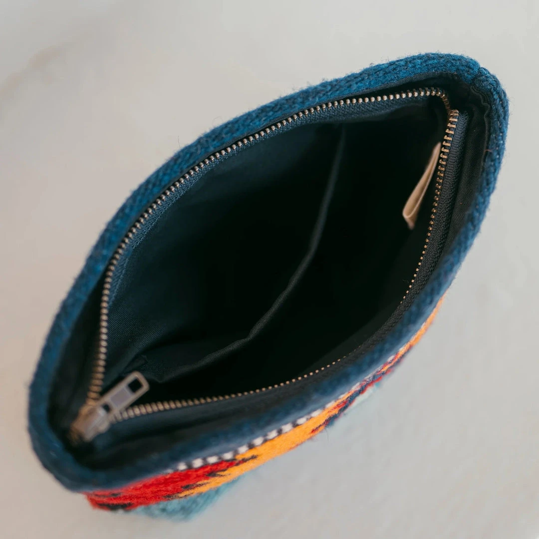 MZ Fair Trade Accessories Eagle Eye Wool Clutch Bag 6 MZ Fair Trade Accessories Eagle Eye Wool Clutch Bag