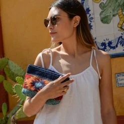 MZ Fair Trade Accessories Eagle Eye Wool Clutch Bag 12 MZ Fair Trade Accessories Eagle Eye Wool Clutch Bag