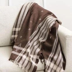 Studio Variously Ebony Throw Blanket Home Goods