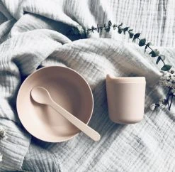 EKOBO Bambino Recycled Bamboo Toddler Feeding Set