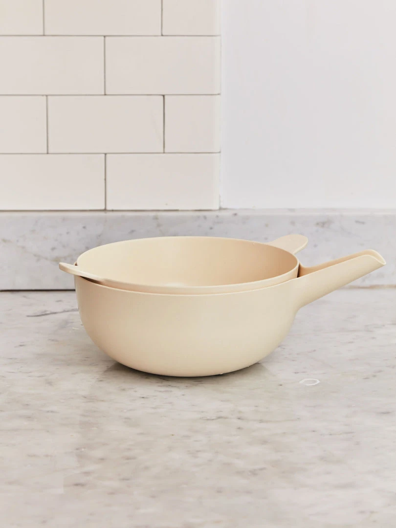 EKOBO Best Sellers Recycled Bamboo Mixing Bowl + Colander Set 8 EKOBO Best Sellers Recycled Bamboo Mixing Bowl + Colander Set