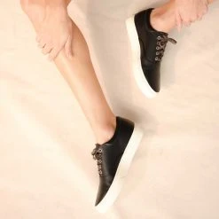 Nisolo Shoes Elayna Sneaker - Black