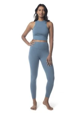 Synergy Organic Clothing Elevate Tank Top - Teal 10 Synergy Organic Clothing Elevate Tank Top - Teal