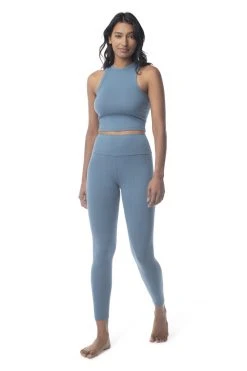 Synergy Organic Clothing Elevate Tank Top - Teal 8 Synergy Organic Clothing Elevate Tank Top - Teal