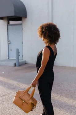 Abby Alley Ellen Handbag - Chestnut Handcrafted