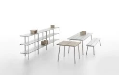 Emeco Run Table - Aluminum Frame