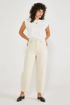 ÉTICA New Arrivals Iris Relaxed Taper Jean - Natural