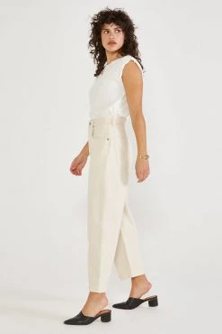 ÉTICA New Arrivals Iris Relaxed Taper Jean - Natural