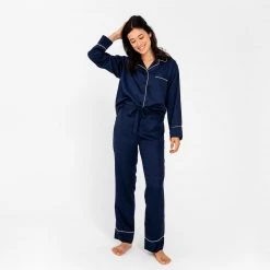 Ettitude Bamboo Lyocell Pajama Pants - Blue Nights 10 Ettitude Bamboo Lyocell Pajama Pants - Blue Nights