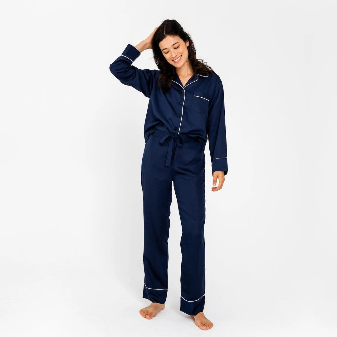 Ettitude Bamboo Lyocell Pajama Pants - Blue Nights 6 Ettitude Bamboo Lyocell Pajama Pants - Blue Nights