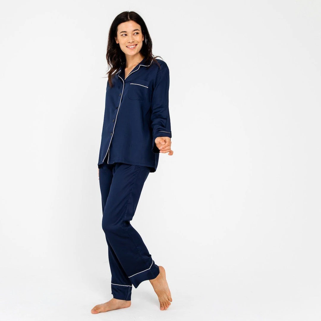 Ettitude Bamboo Lyocell Pajama Pants - Blue Nights 5 Ettitude Bamboo Lyocell Pajama Pants - Blue Nights