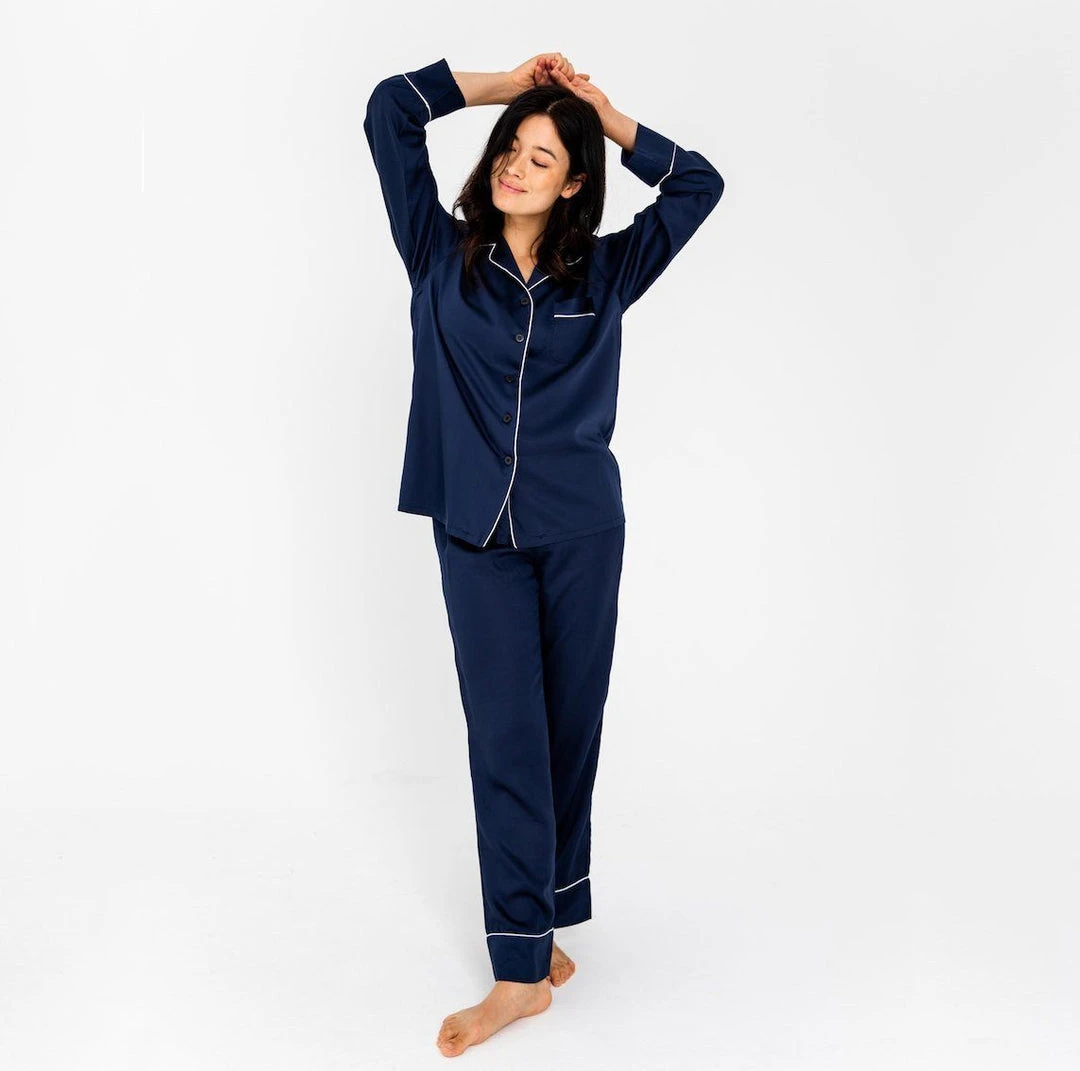 Ettitude Bamboo Lyocell Pajama Pants - Blue Nights 4 Ettitude Bamboo Lyocell Pajama Pants - Blue Nights