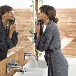 Ettitude Unisex Bamboo Waffle Robe - Slate Best Sellers 13 Ettitude Unisex Bamboo Waffle Robe - Slate Best Sellers