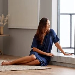 Sijo Eucalyptus Short Sleeve Dress