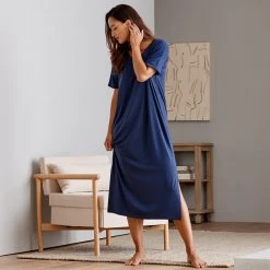 Sijo Eucalyptus Short Sleeve Dress