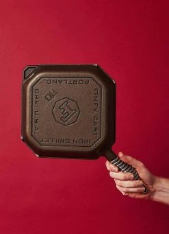 FINEX Home Goods Cast Iron 10" Grill Pan