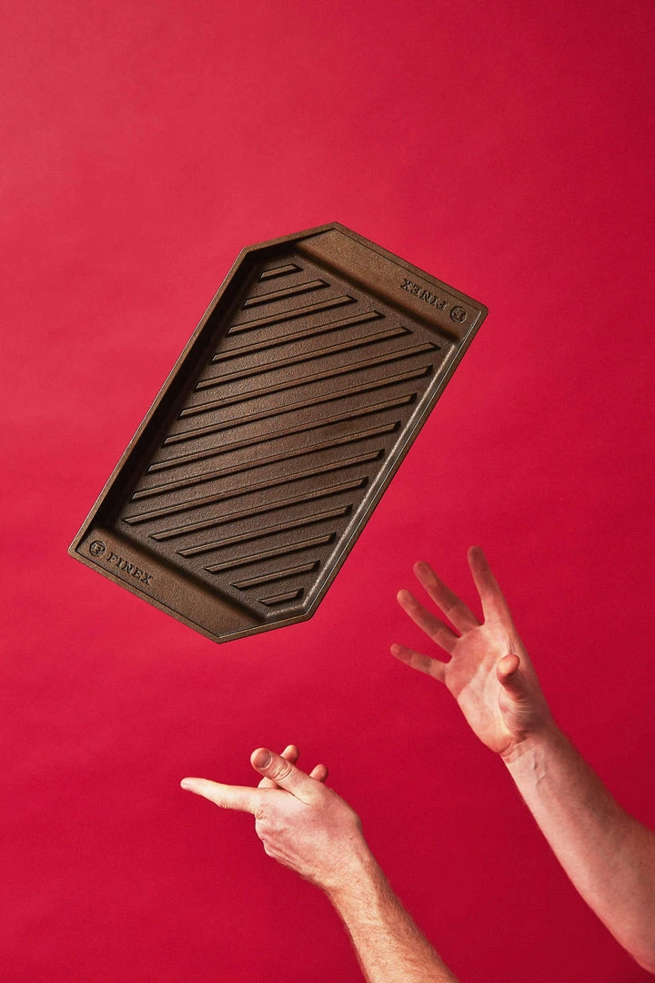 FINEX Cast Iron 15" Lean Grill Pan 3 FINEX Cast Iron 15" Lean Grill Pan