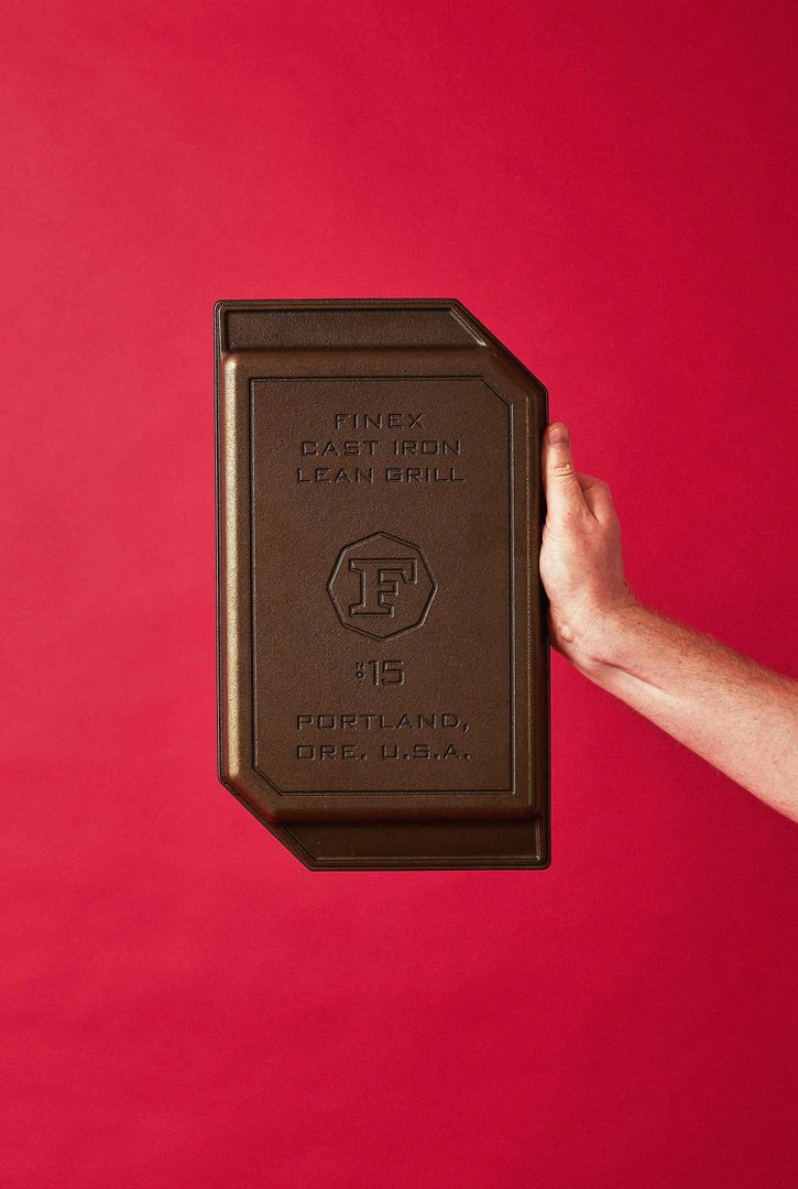 FINEX Cast Iron 15" Lean Grill Pan 8 FINEX Cast Iron 15" Lean Grill Pan