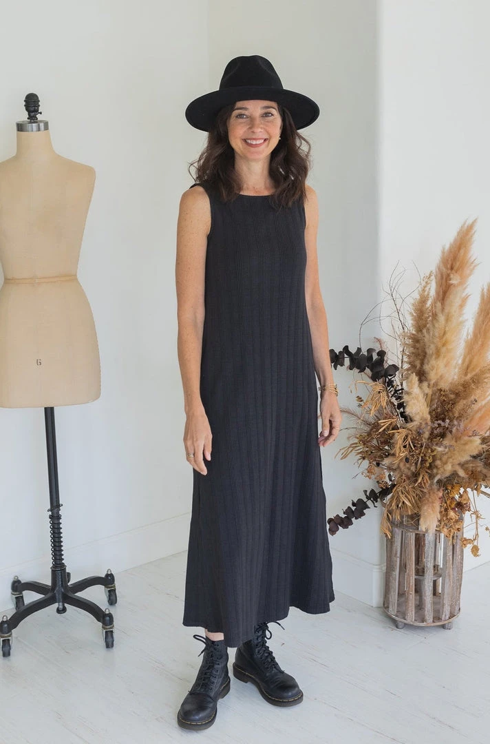 Mien Clothing Fortuna Wide Rib Dress 6 Mien Clothing Fortuna Wide Rib Dress