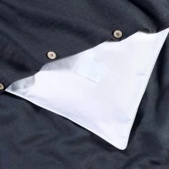 Sijo French Linen Duvet Cover - Pebble