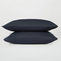 Sijo Home Goods French Linen Pillowcase Set - Pebble