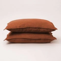 Looma French Linen Pillowcase Set 16 Looma French Linen Pillowcase Set