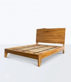 Masaya & Co. Gavilana Live Edge Teak Bed Furniture