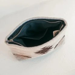 MZ Fair Trade Gemstone Wool Clutch Bag