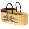 Swahili African Modern Home Goods Angel Wings Moses Bassinet Basket