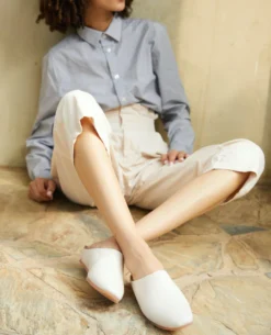 Coclico Gina Shearling Slide - Ecru 9 Coclico Gina Shearling Slide - Ecru