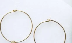 Giulia Letzi + META Jewelry Emma Upcycled Hoop Earrings - Emerald Best Sellers