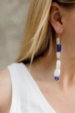 Abby Alley Recycled Glass Drop Earrings