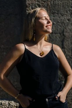 Abby Alley Recycled Glass Egg Necklace Jewelry