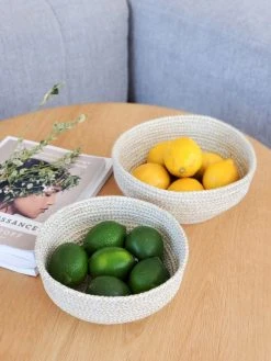 Korissa Glitter Bowl Set - White Home Goods