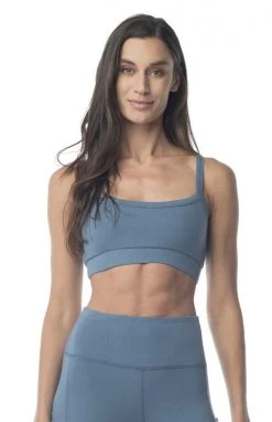Synergy Organic Clothing Go To Yoga Bra - Teal Sale