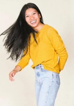 Poplinen Clothing Goldie Hemp Long Sleeve Tee