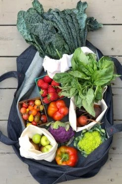 Aplat Grand Zero Waste Market Tote - Denim