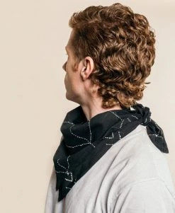 Anchal Best Sellers Graph Bandana - Charcoal 11 Anchal Best Sellers Graph Bandana - Charcoal