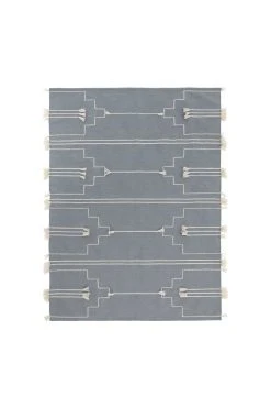 Kiliim Gray Drift Wool Runner / Rug