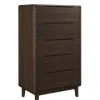 Greenington Furniture Currant Five Drawer Chest - Oiled Walnut 2 Greenington Furniture Currant Five Drawer Chest - Oiled Walnut