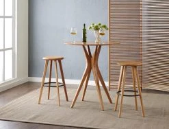 Greenington Furniture Mimosa Bar Stool Set - Caramelized