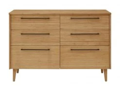 Greenington Furniture Sienna Six Drawer Dresser - Caramelized