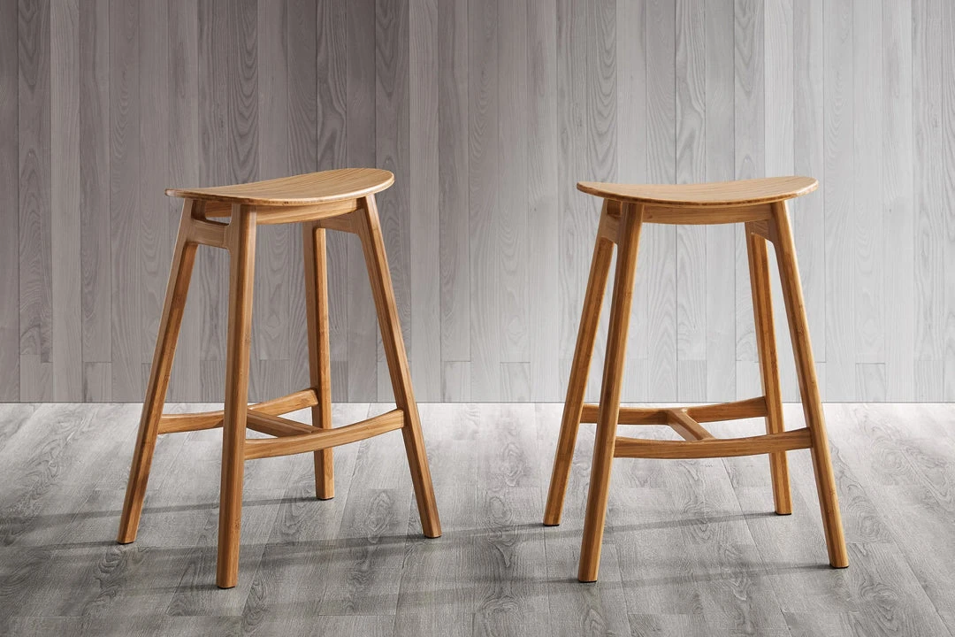 Greenington Skol Counter Stool Set - Caramelized 4 Greenington Skol Counter Stool Set - Caramelized